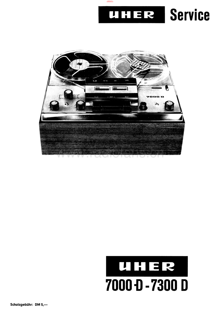 Uher-7000D-tape-sm 维修电路原理图.pdf_第1页