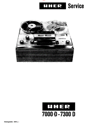Uher-7000D-tape-sm 维修电路原理图.pdf