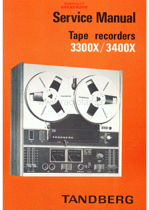 Tandberg-3400X-tape-sch2 维修电路原理图.pdf