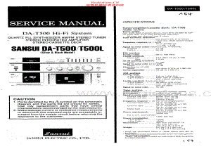 Sansui-DAT500L-cs-sm 维修电路原理图.pdf