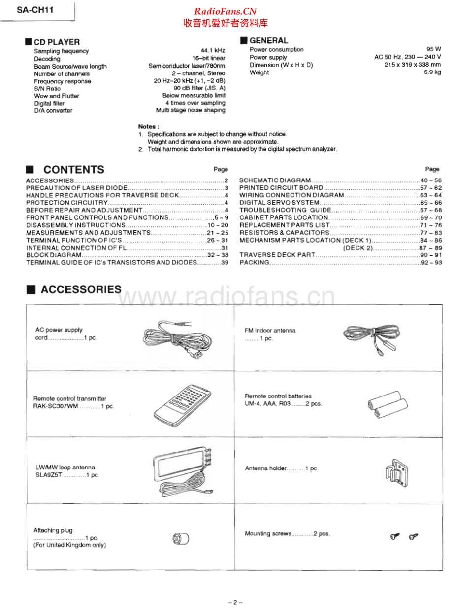 Technics-SACH11-cs-sm 维修电路原理图.pdf_第2页