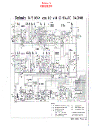 Technics-RSM14-tape-sch 维修电路原理图.pdf