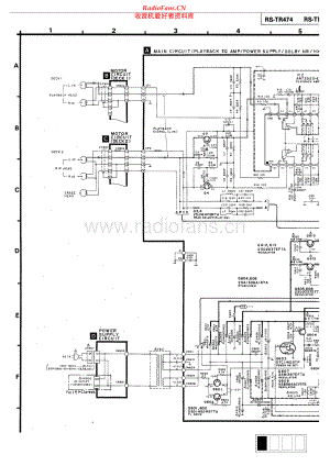 Technics-RSTR474-tape-sch 维修电路原理图.pdf
