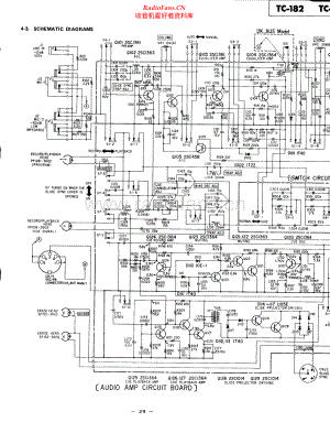 Sony-TC182-tape-sch 维修电路原理图.pdf