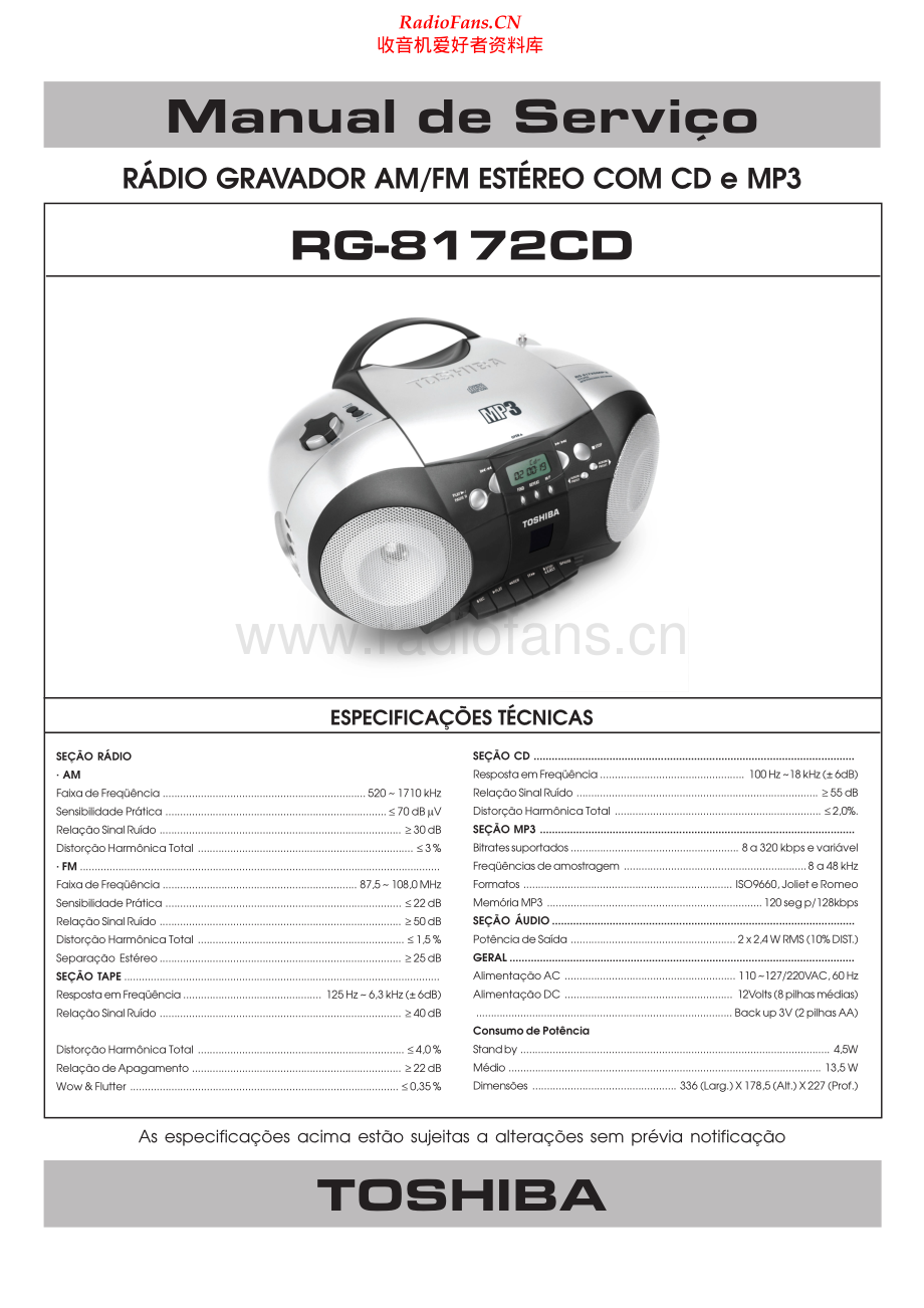 Toshiba-RG8172CD-cs-sm-br 维修电路原理图.pdf_第1页
