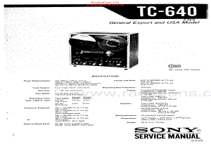 Sony-TC640-tape-sm 维修电路原理图.pdf