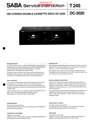 Saba-DC2020-tape-sm 维修电路原理图.pdf