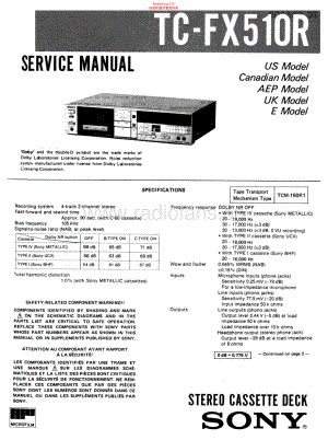 Sony-TCFX510R-tape-sm 维修电路原理图.pdf