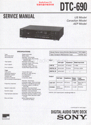 Sony-DTC690-tape-sm 维修电路原理图.pdf