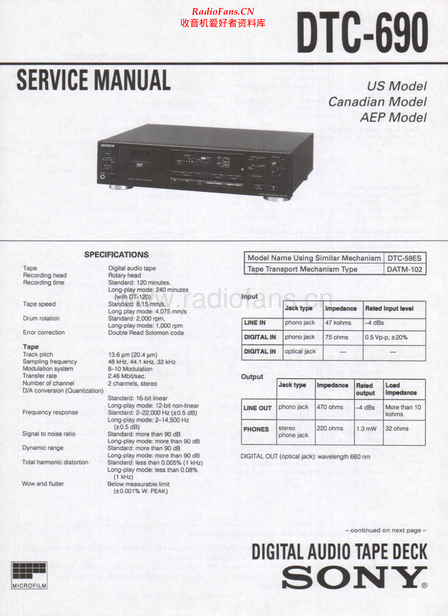 Sony-DTC690-tape-sm 维修电路原理图.pdf_第1页