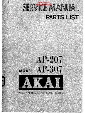 Akai-AP307-tt-sm维修电路原理图.pdf