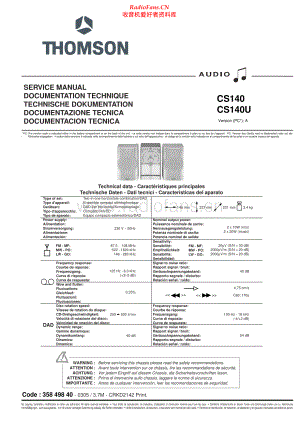 Thomson-CS140-cs-sm 维修电路原理图.pdf