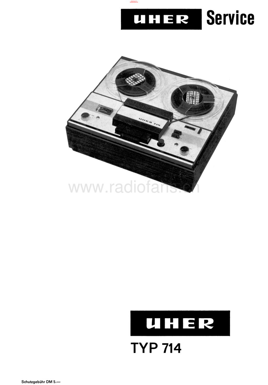 Uher-714-tape-sm 维修电路原理图.pdf_第1页