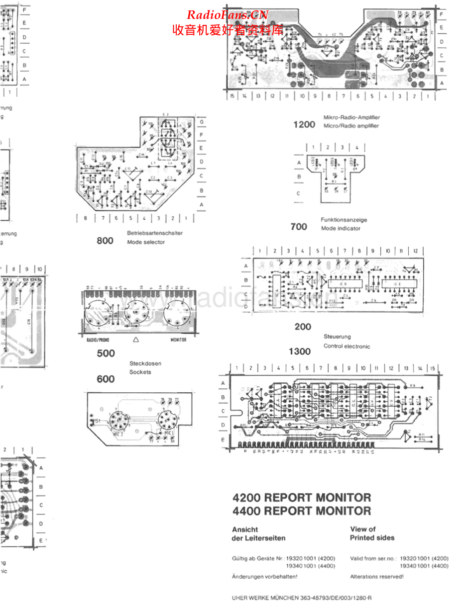 Uher-4200ReportMonitor-tape-sch 维修电路原理图.pdf_第1页