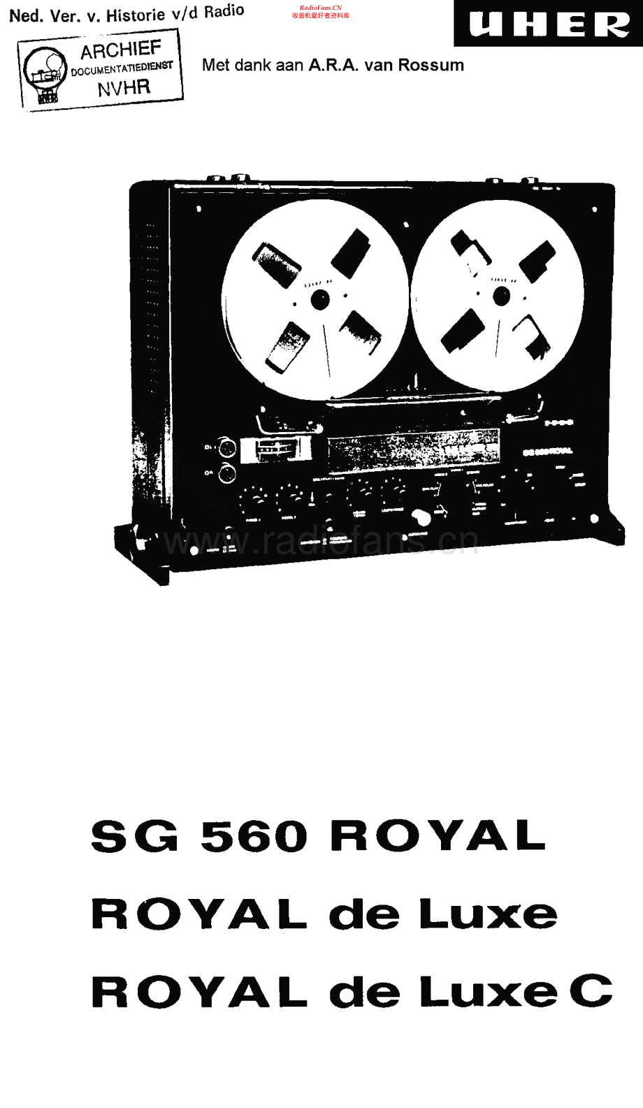 Uher-SG560Royal-tape-sm 维修电路原理图.pdf_第1页