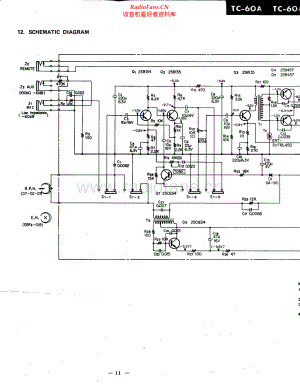Sony-TC60A-tape-sch 维修电路原理图.pdf