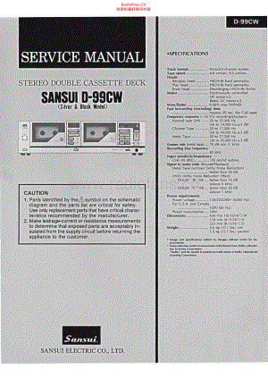 Sansui-D99CW-tape-sm 维修电路原理图.pdf