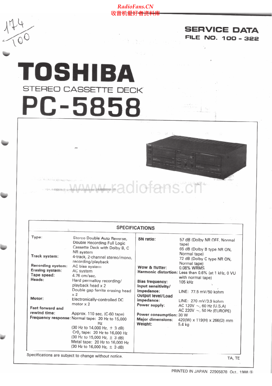 Toshiba-PC5858-tape-sm 维修电路原理图.pdf_第1页