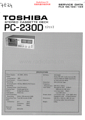 Toshiba-PC230D-tape-sm 维修电路原理图.pdf