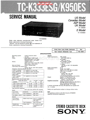 Sony-TCK950ES-tape-sm 维修电路原理图.pdf