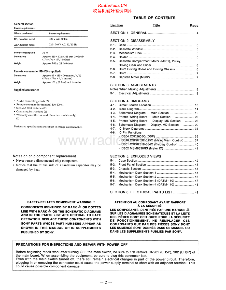 Sony-DTC790-tape-sm 维修电路原理图.pdf_第2页