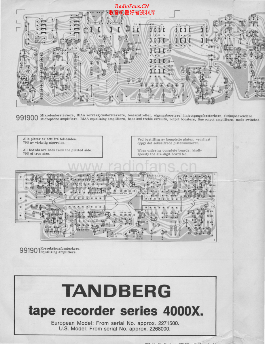 Tandberg-4000X-tape-sch 维修电路原理图.pdf_第1页