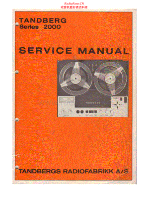 Tandberg-2000-tape-sm 维修电路原理图.pdf