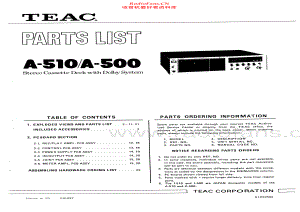 Teac-A500-tape-pl 维修电路原理图.pdf