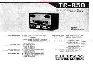 Sony-TC850-tape-sm 维修电路原理图.pdf