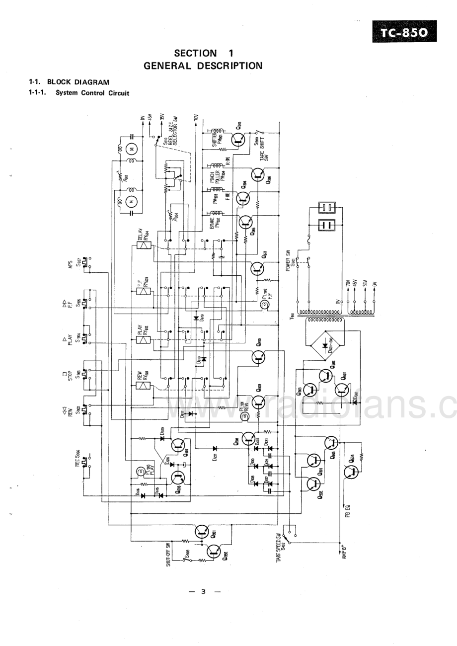 Sony-TC850-tape-sm 维修电路原理图.pdf_第3页