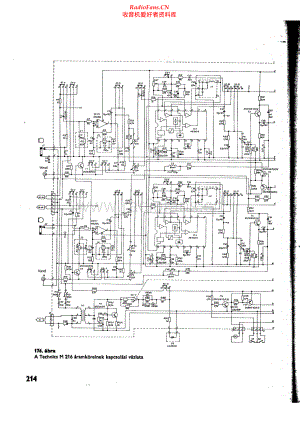 Technics-M216-tape-sch 维修电路原理图.pdf