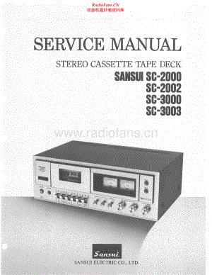 Sansui-SC2002-tape-sch 维修电路原理图.pdf