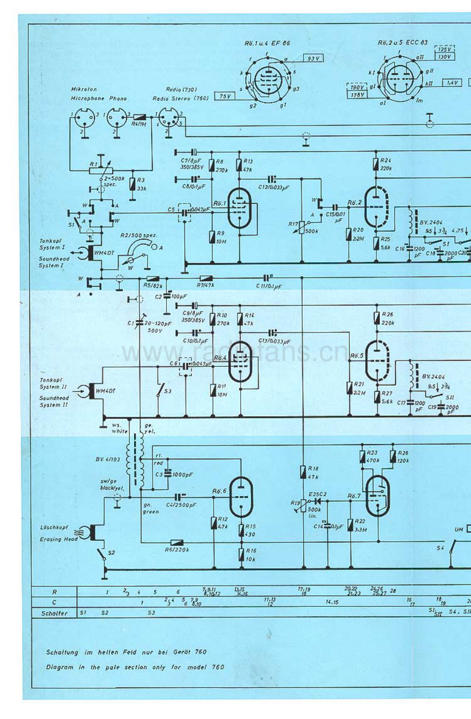 Uher-760Stereo-tape-sm 维修电路原理图.pdf_第3页