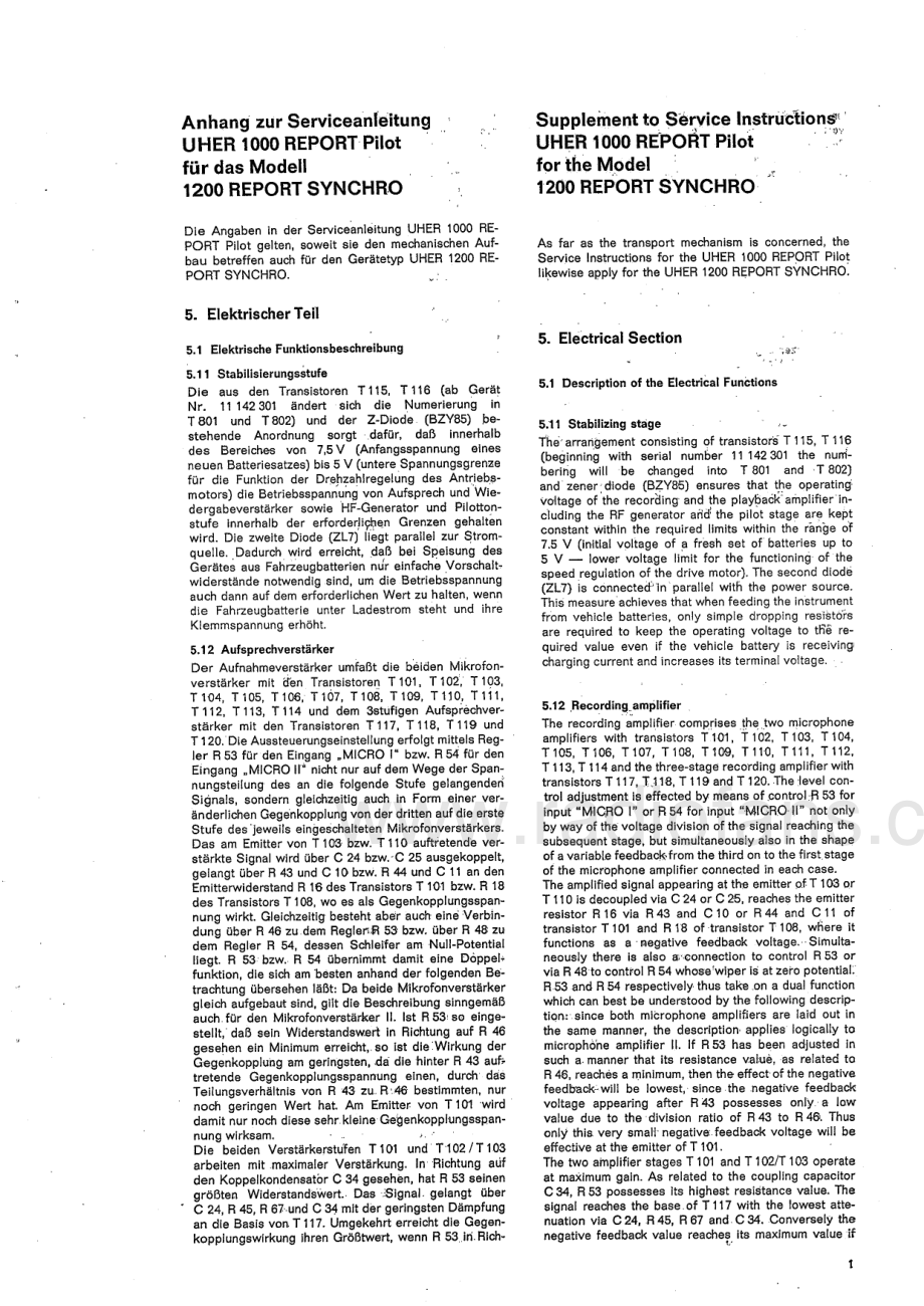 Uher-1200ReportSyncro-tape-sup 维修电路原理图.pdf_第3页