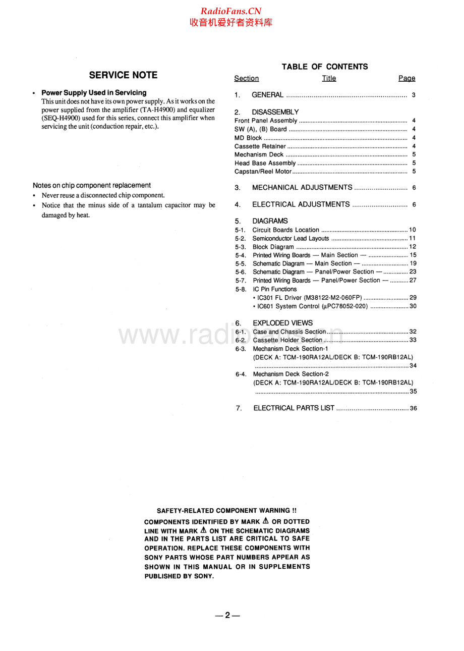 Sony-TCH4900-tape-sm 维修电路原理图.pdf_第2页