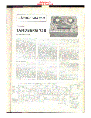 Tandberg-72B-tape-sch 维修电路原理图.pdf
