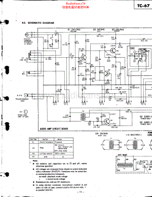 Sony-TC67-tape-sch 维修电路原理图.pdf