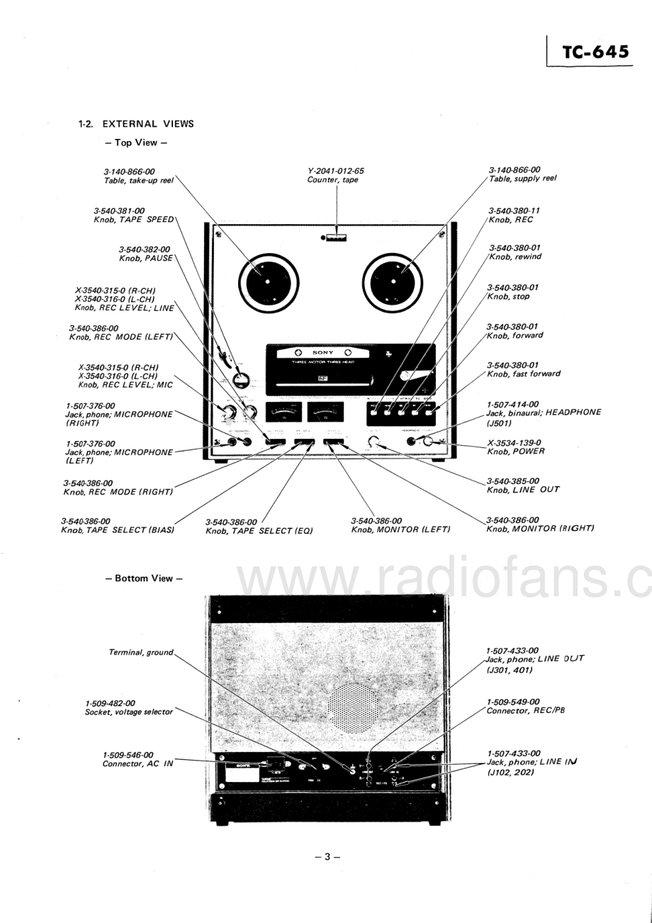 Sony-TC645-tape-sm 维修电路原理图.pdf_第3页