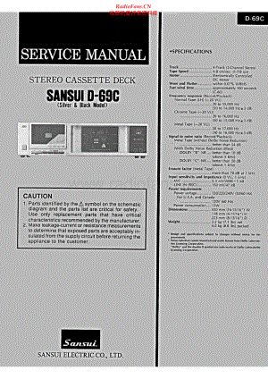 Sansui-D69C-tape-sm 维修电路原理图.pdf