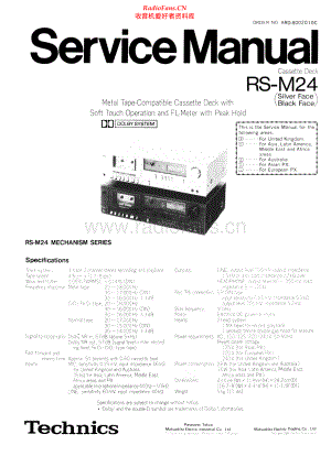 Technics-RSM24-tape-sm 维修电路原理图.pdf