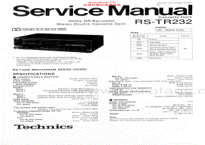 Technics-RSTR232-tape-sm 维修电路原理图.pdf