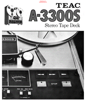 Teac-A3300S-tape-sm 维修电路原理图.pdf