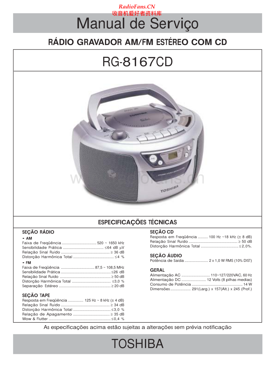 Toshiba-RG8167CD-cs-sm-br 维修电路原理图.pdf_第1页