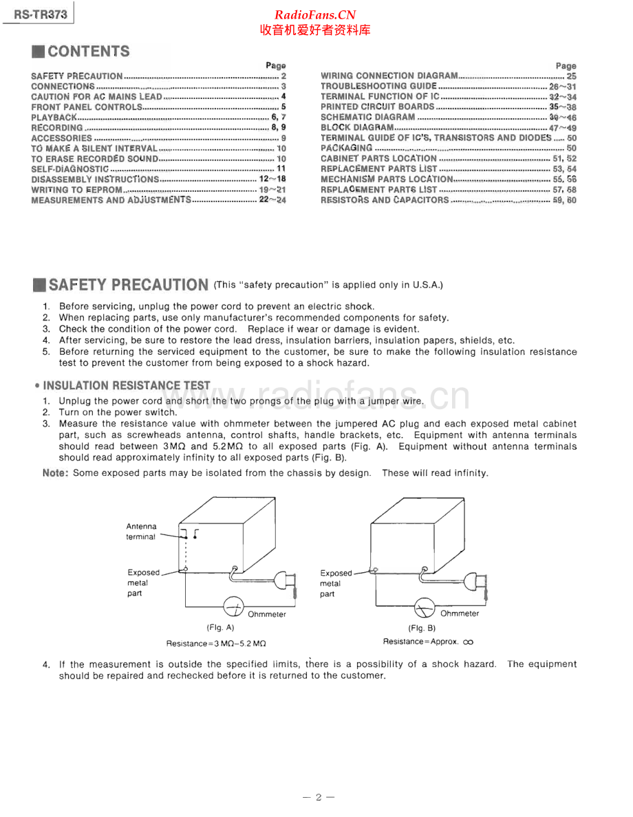 Technics-RSTR373-tape-sm 维修电路原理图.pdf_第2页