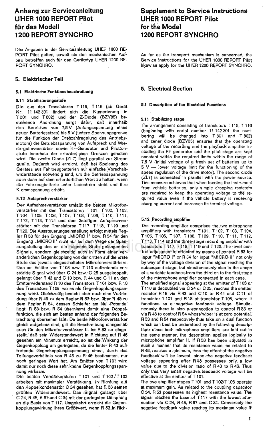 Uher-1200ReportSynchro-tape-sm2 维修电路原理图.pdf_第3页