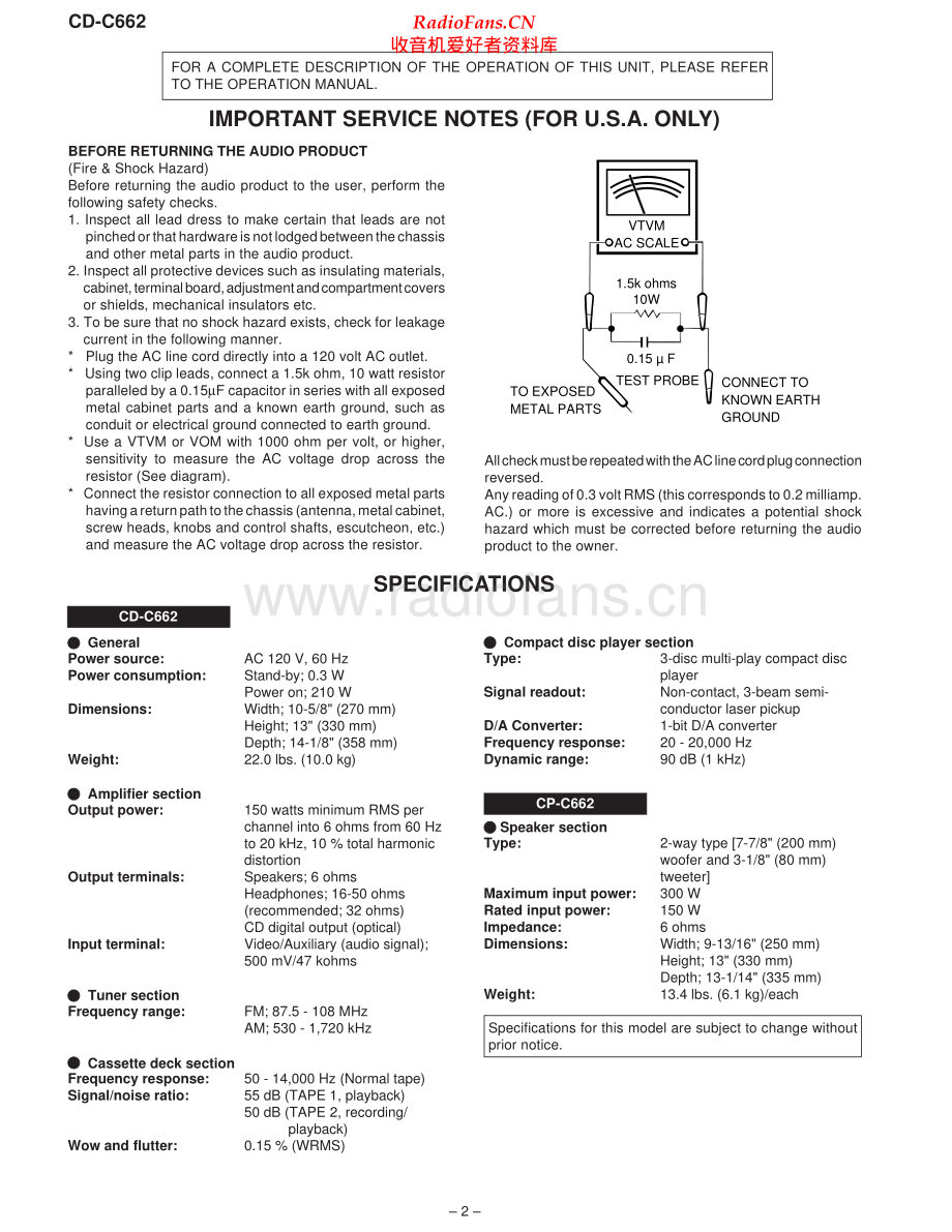 Sharp-CPC662-cs-sm 维修电路原理图.pdf_第2页