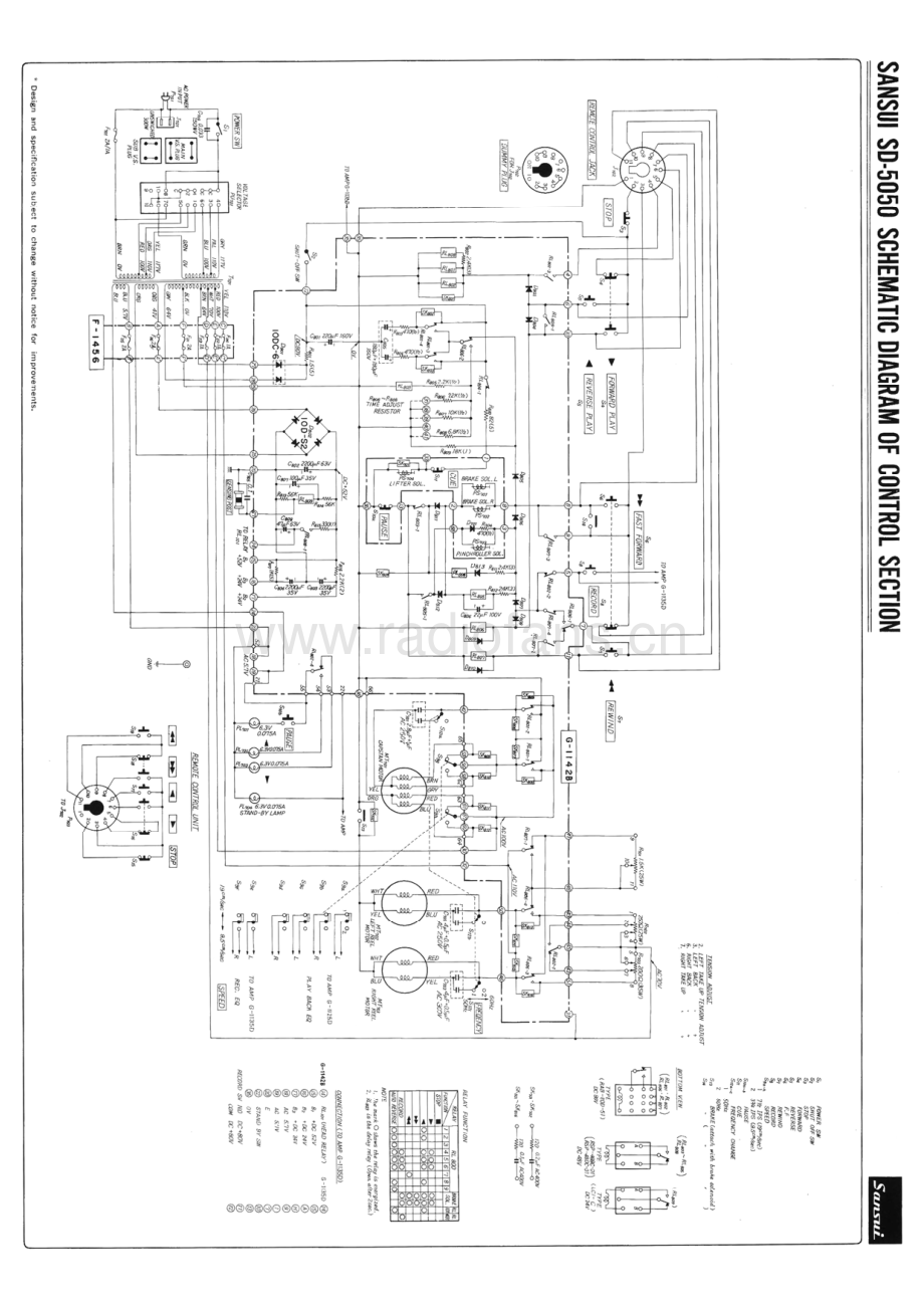 Sansui-SD5050-tape-sch 维修电路原理图.pdf_第3页