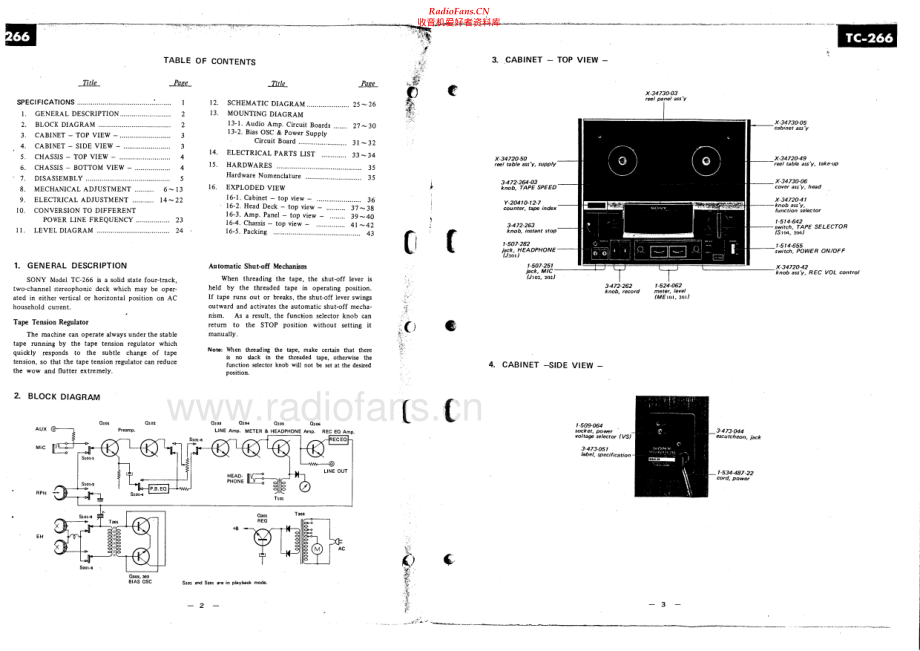 Sony-TC266-tape-sm 维修电路原理图.pdf_第2页