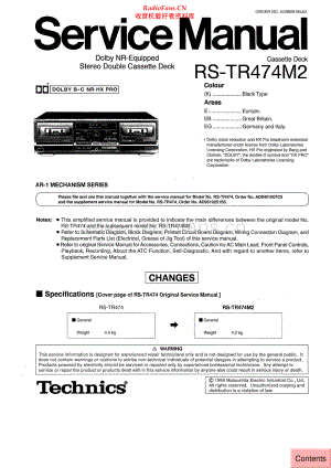 Technics-RSTR474M2-tape-sm 维修电路原理图.pdf