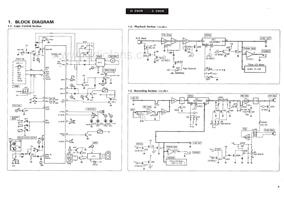 Sansui-D390R-tape-sm 维修电路原理图.pdf_第3页